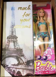 lot 216 image: Barbie & Reach For Your Dreams Wall Hanging