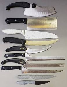 lot 217 image: Multiplie Knives, Including Miracle Blade