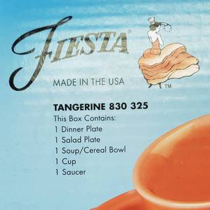 lot 17 image: Fiesta 5-Piece Place Setting