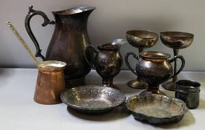 lot 24 image: Multiple (Unauthenticated) Silver Housewares #1-Some International Silver Co.