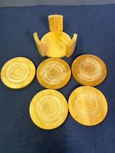 lot 405 image: Wood Coasters
