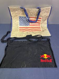lot 423 image: American Flag Bag & Bartenders Pouch