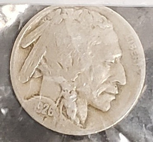 lot 29 image: 1926 Buffalo Nickel, (In Package)