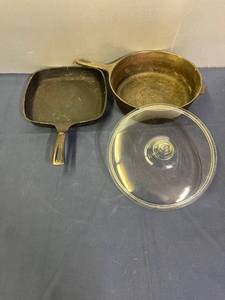 lot 327 image: Iron Skillets