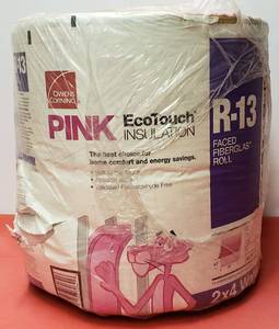 lot 501 image: PinkEcoTouch Insulation R13 (1 Roll)