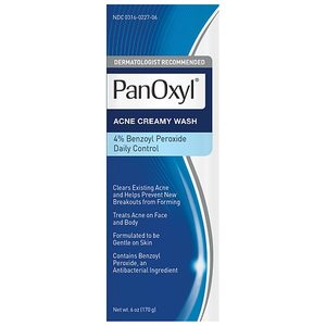 lot 1973 image: PanOxyl Creamy Acne Wash, Daily Control, 4% Benzoyl Peroxide - 6 oz