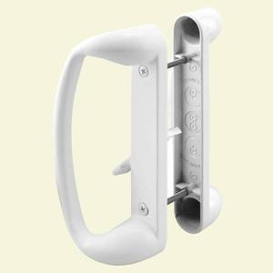 lot 1974 image: Prime Line Products C1176 White Sliding Glass Door Handle