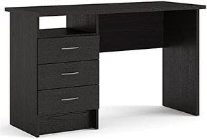 lot 1117 image: Tvilum Small Black Woodgrain Desk