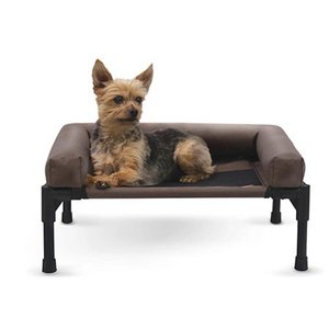 lot 2094 image: K&H Original Bolster Pet Cot Small ChocolateMesh 17 x 22 x 7