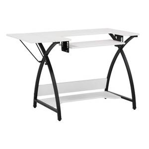 lot 2083 image: Studio Designs - Sew Ready Comet SewingWorkstation Table - White