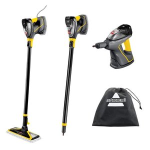 lot 2086 image: BISSELL Power Steamer Heavy Duty 3-in-1 Steam Mop and Handheld Steamer for Outdoor Use, 2685A, Black