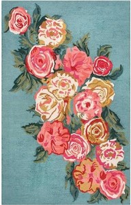 lot 1970 image: NuLoom Aurora Rose Bouquet 8x10 Foot Area Rug