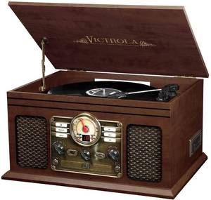 lot 1978 image: Victrola 6 In 1 Bluetooth Multimedia Center With Built In Speakers