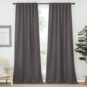 lot 2013 image: NiceTown 100 Percent Blackout Curtains Set Of 2, 52x108 Inches, Slate