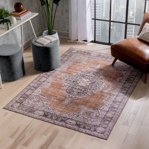 lot 2096 image: Nile Woven Rug Roughly 86x100