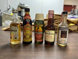 lot 60391 image: vintage liquor bottles