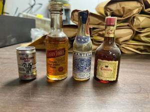 lot 60396 image: vintage liquor bottles