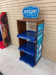lot 60405 image: deep eddy vodka shelf double sided