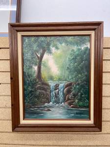 lot 60407 image: vintage water fall picture