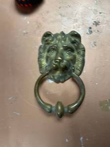 lot 60494 image: vintage door knocker