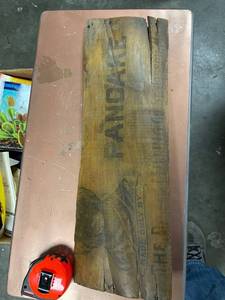 lot 60511 image: old pancake wood box board