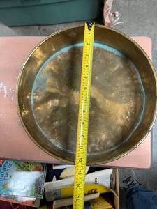 lot 60519 image: copper brass pan
