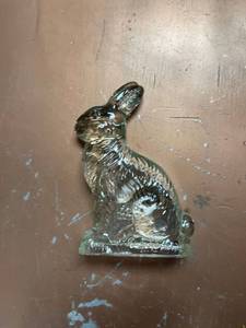 lot 60521 image: glass rabbit