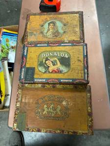 lot 60523 image: vintage cigar boxes