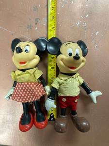 lot 60535 image: vintage Mickey & Minnie Mouse