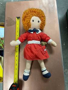 lot 60554 image: vintage Annie doll