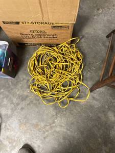 lot 60595 image: extension cord yellow