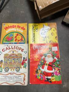 lot 60614 image: vintage kids activitie and coloring books
