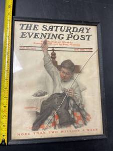 lot 60624 image: Saturday evening post pic