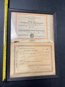 lot 60629 image: 1960s tax registrations