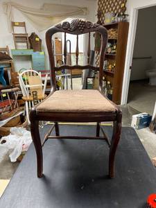 lot 60647 image: vintage wood chair