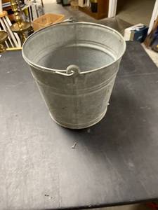 lot 60648 image: galvanized bucket 14
