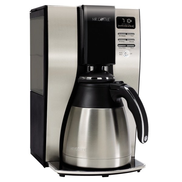 lot 2069 image: Mr. Coffee - 10-Cup Coffee Maker with Thermal Carafe - Stainless-SteelBlack