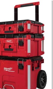 lot 2409 image: Milwaukee Packout Modular Tool Box Storage System
