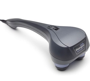 lot 2428 image: Thumper Sport Percussive Massager - Deep Tissue Home use Massager for Muscles, Back, Shoulders, Legs, arms. Portable percussive Therapy Action Electric Handheld Massager with Long Handle
