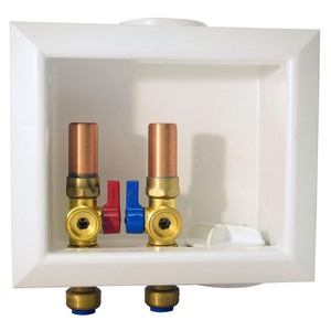 lot 2481 image: Tectite Washing Machine Outlet Box with Hammer Arrestor