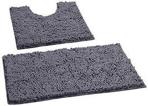 lot 2484 image: Houznbath Microfiber bathroom rugs