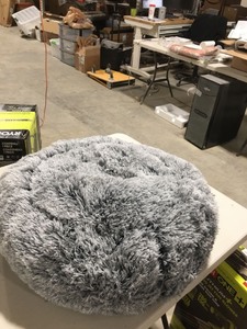 lot 2508 image: Best Friends by Sheri The Original Calming Donut Cat and Dog Bed in Shag or Lux Fur, Machine Washable, High Bolster,