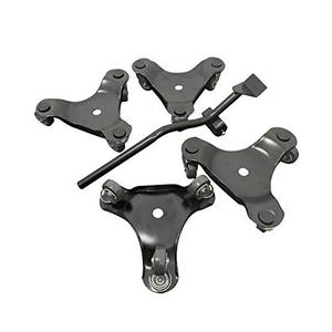 lot 2538 image: Upgraded Heavy Furniture Lifter & 4 Pcs Furniture Slides Kit,10-Inch,440 lbs Load Capacity Each Pack, Rubber Appliance Roller Suitable for Wood Floors SofasCouchesRefrigeratorsBed (Black)