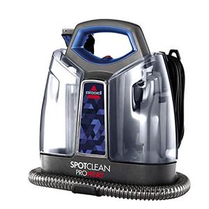 lot 51811 image: Bissell SpotClean ProHeat Portable Spot and Stain Carpet Cleaner, Blue