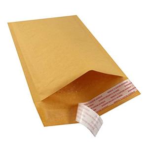 lot 51828 image: Box of Amazon Basics Kraft Bubble Mailers, 6 x 10