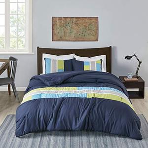 lot 51836 image: Mi Zone Cozy Comforter set, FullQueen, Pipeline Navy