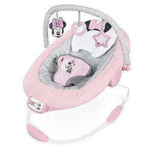 lot 51871 image: Bright Starts Minnie Mouse Rosy Skies Cradling Bouncer,Pink