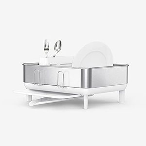 lot 51920 image: simplehuman Compact Kitchen Dish Drying Rack