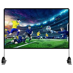 lot 51924 image: Abdtech 100 inch Projector Screen, Portable, 4K HD Rear Front Projection