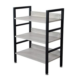 lot 51934 image: ZCJKLN 3-Tier Bookshelf,Grey